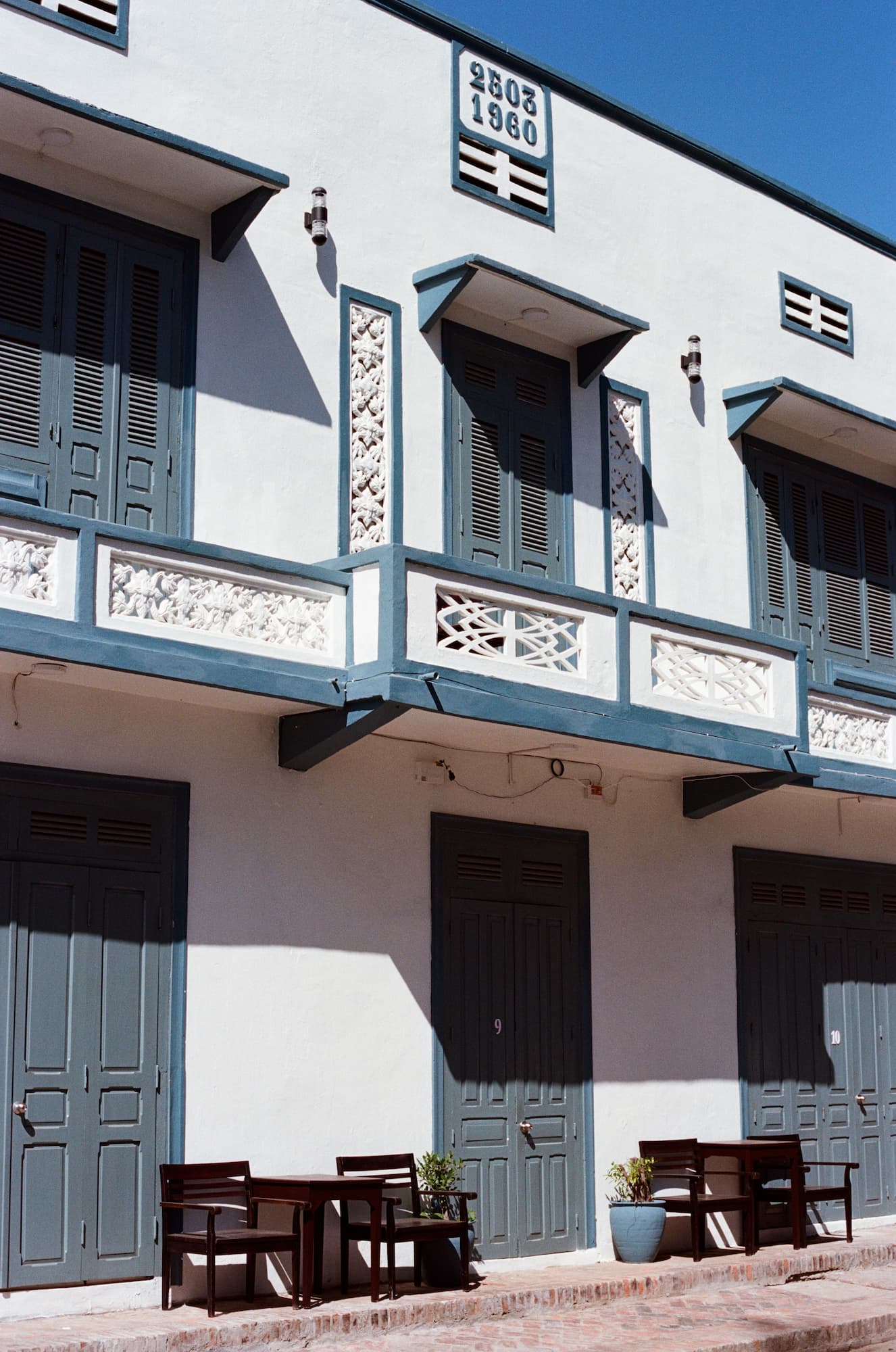 Kodak Portra 160, French-heritage Building in Luang Prabang